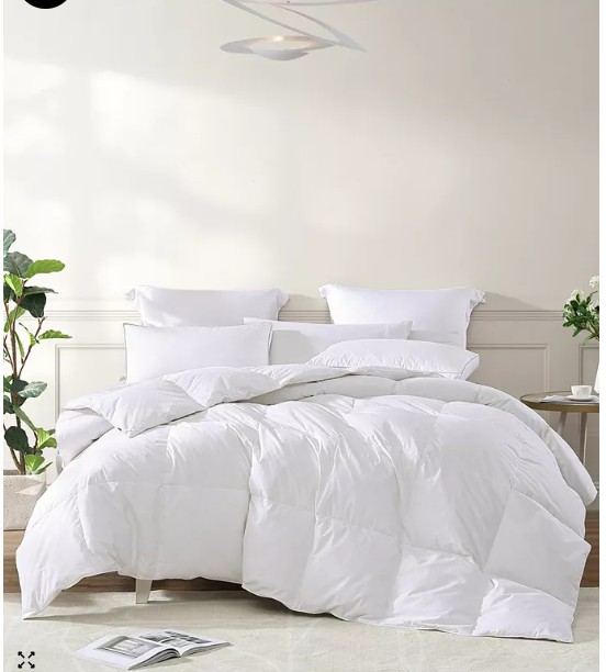 All Season Warmth White Goose Feather and Down Fiber Comforter, King Macy’s Exclusive