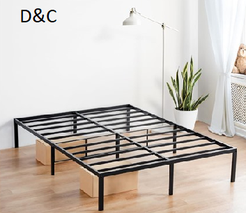 Olee Sleep Metal Platform Bed Frame, Steel Mattress Foundation, Comfort Base, Easy Under Bed Storage, No Box Spring Needed