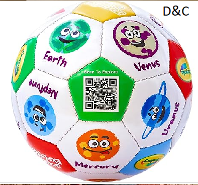 Crayola Official Soccer Ball – Unisex Kids – Galaxy Size 5