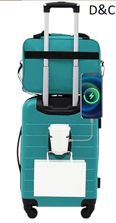 Wrangler Smart Spinner Hardside Luggage, 2 Piece Set