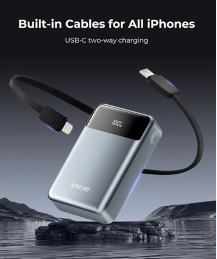 Joyfar 30,000mAh USB-C 22.5W Powerbank