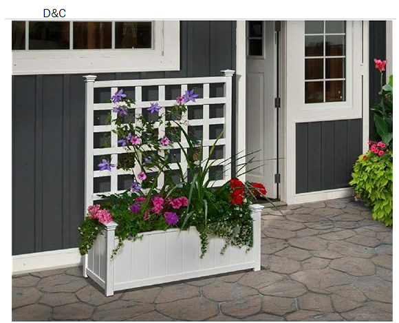 Vita VA68235 Huron Planter with Trellis
