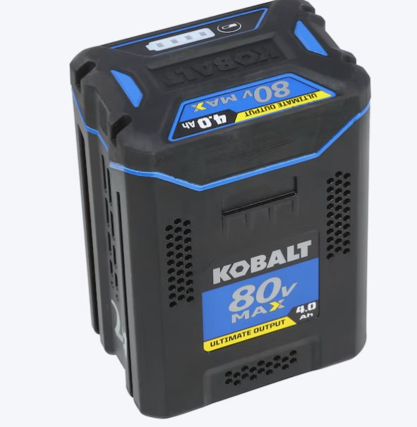 Kobalt 80 -Volt, 4 Ah 1 -Pack Lithium Ion (Li-ion) Battery