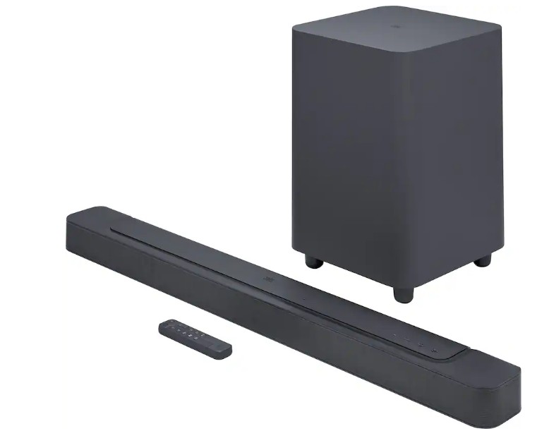 JBL – BAR 500 5.1ch Soundbar with Multibeam and Dolby Atmos – Black