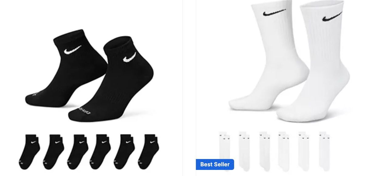BOGO 50% Off on Nike Socks