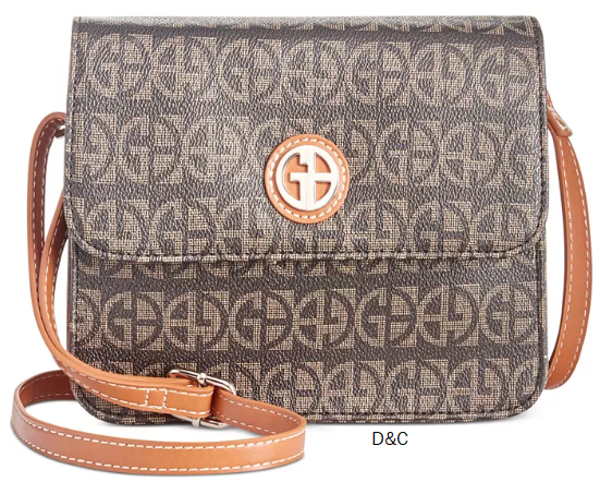 Block Signature Crossbody Organizer