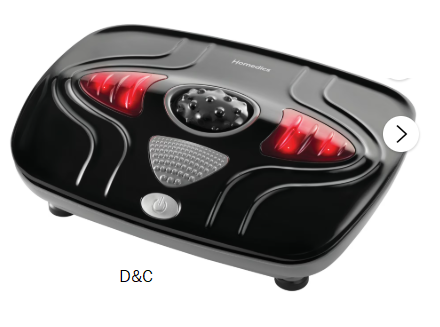 Homedics vibration foot massager with soothing heat, Black