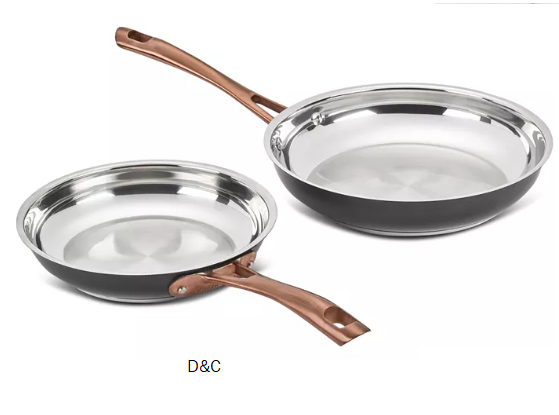 Matte Black Elegance 8″ and 10″ Skillet Set