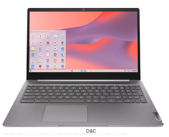 Lenovo – IdeaPad 3i Chromebook 15.6″ Full HD Laptop – Intel Celeron 2021 – 4GB Memory with 64GB eMMC Storage – Arctic Grey