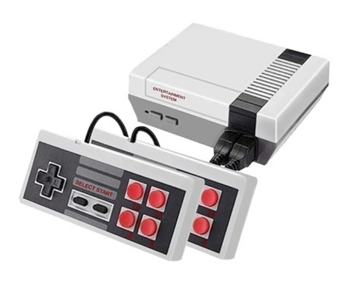 Retro Mini Gaming Console with 620 Classic Games, AV Output, and Dual Controllers