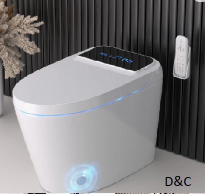 BCANHOME Smart Toilet With Tankless Bidet Wash, Auto-open Lid/seat, 1.28 Gallons Auto Dual Flush