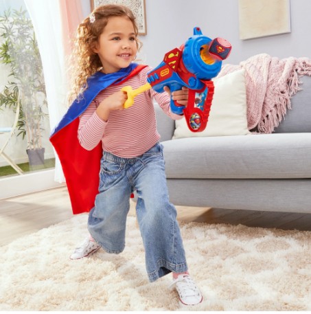 Little Tikes Superman Boom Blaster, DC Comics Active Play Toy Blasters, Boys and Girls Ages 3+ Years