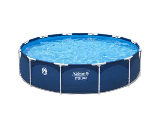 Coleman Steel Pro 12 ft. x 33 in. Round Metal Frame Above Ground Pool Set