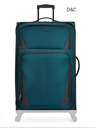 U.S. Traveler Aviron Bay Expandable Softside Luggage with Spinner Wheels Carry On