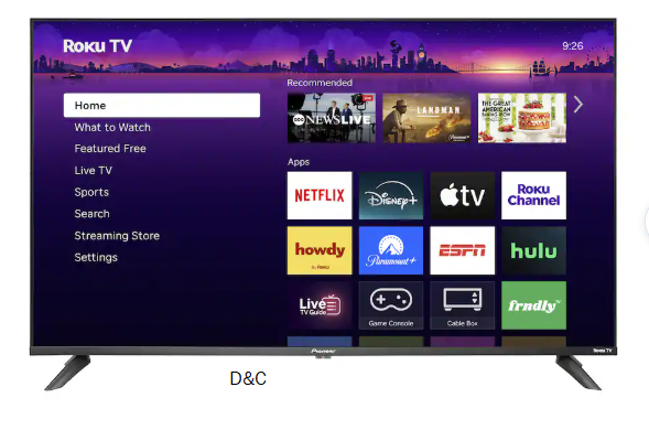 Pioneer – 43″ Class LED 4K UHD Smart Roku TV