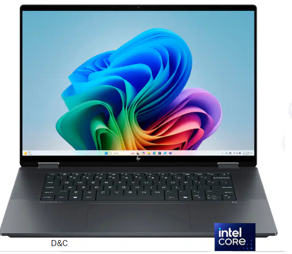 HP – OmniBook X Flip 2-in-1 – Copilot+ PC – 16″ 2K Touch-Screen Laptop – Intel Core Ultra 5 226V – 16GB Memory – 512GB SSD – Eclipse Gray