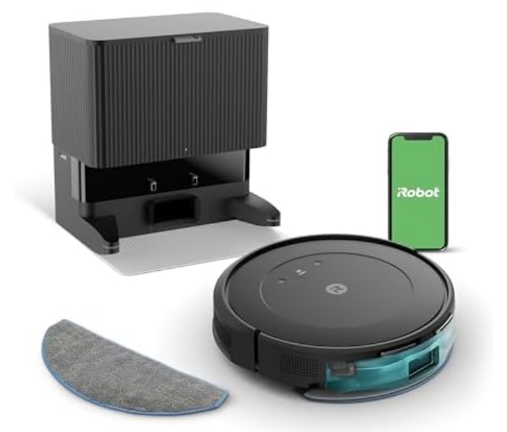 (NEW!) iRobot® Y051020 Roomba Combo® 2 Robot Vacuum and Mop + AutoEmpty Dock, Black