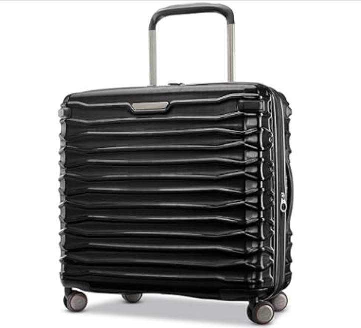 Samsonite Stryde 2 Hardside Expandable with Double Spinner Wheels, Medium Glider, Stealth Black
