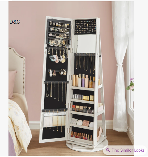 Quakertown 21.3” Wide Freestanding Jewelry Armoire