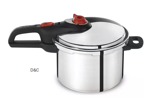 Secure Aluminum 6-Qt. Stovetop Pressure Cooker