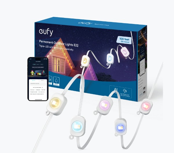 eufy Permanent Outdoor Lights E22, 100ft