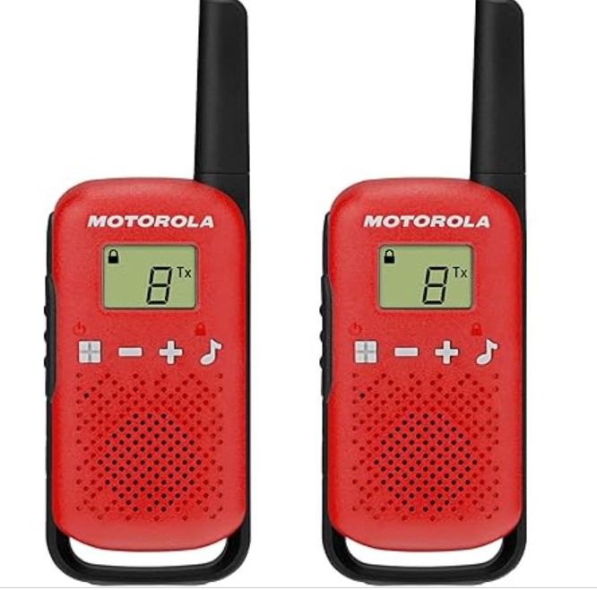 (NEW) 2-PACK Motorola T110 Talkabout Radios, 16 Mile Range
