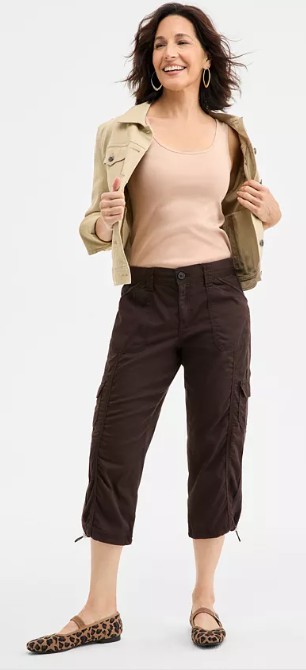 Women’s Mid-Rise Cargo Capri Pants Macy’s Exclusive