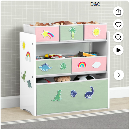 Delta Children Deluxe Modern Kitchen – Wooden Toy Kitchen Playset with Realistic Knobs that Turn/Click, Oven, Sink and Fridge/Freezer with Ice Maker, White