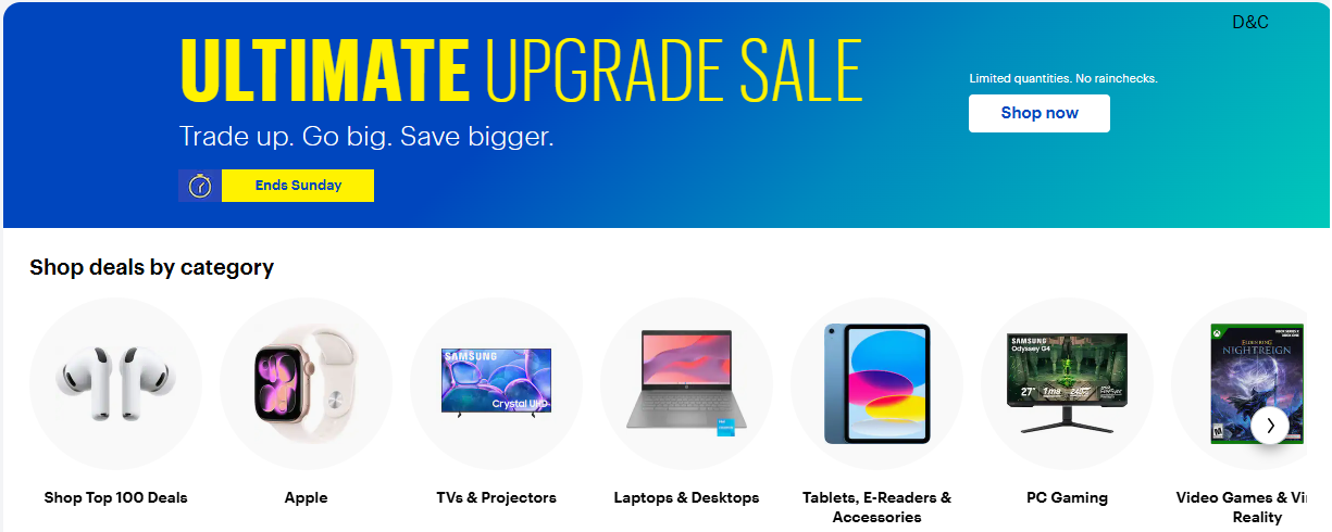BESTBUY ULTIMATE UPGRADE SALE