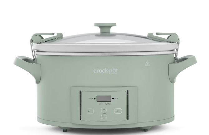 Crock-Pot 7qt Programmable Countdown Cook and Carry Slow Cooker Desert Sage