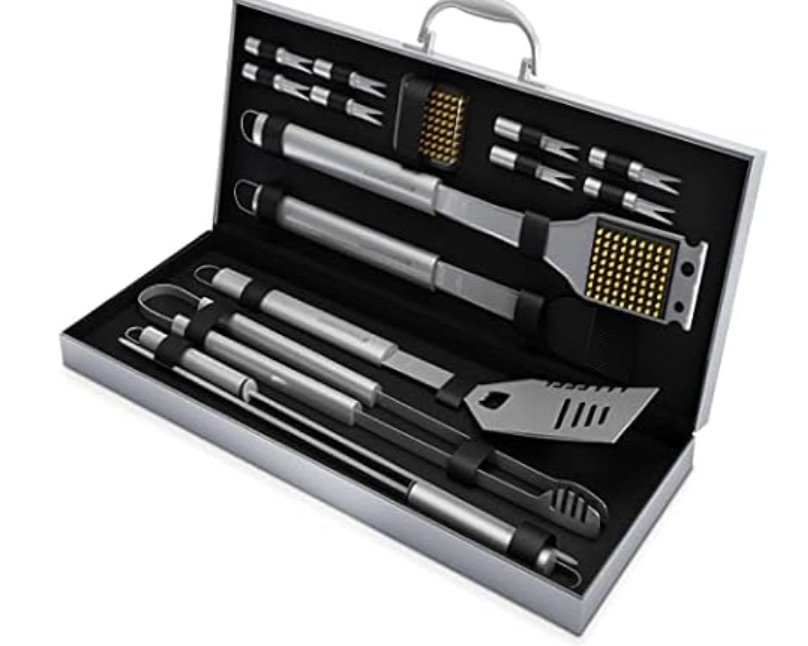 Home Complete 16-Piece BBQ Grill Accessories Set