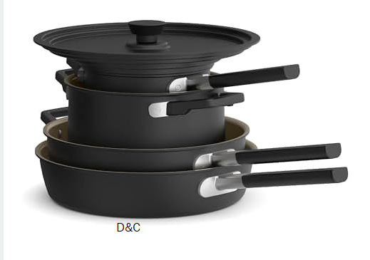BELLA 9-Piece StoreMore Cookware Set