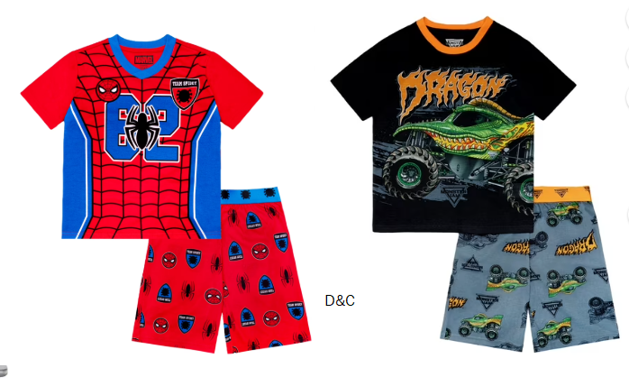 Spiderman 2-Piece Short Sleeve and Short Pajama Set, 4-12