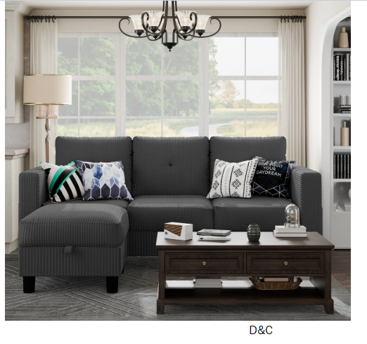 76.5″ Upholstered Sofa Couch