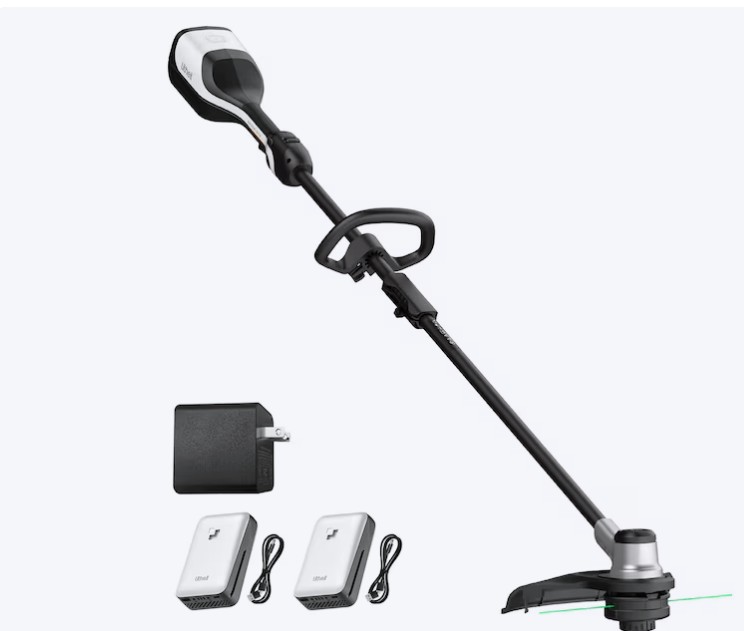 Litheli 40-volt 13.8-in Telescopic Shaft Attachment Capable Battery String Trimmer 2.5 Ah (Battery Included) (Charger Included)