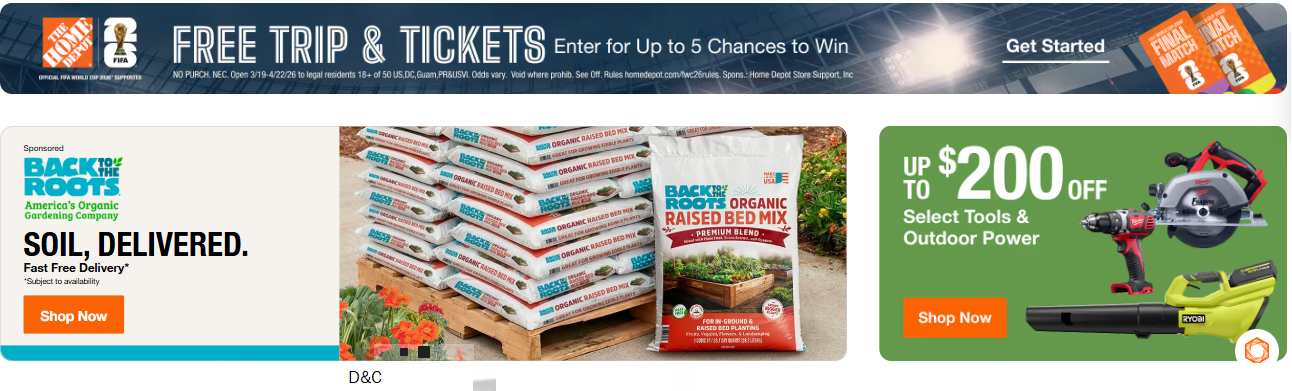 HOMEDEPOT SPRING BLACK FRIDAY SALE IS LIVE