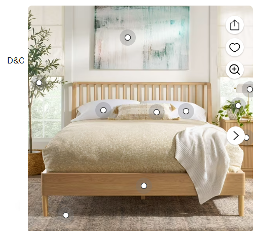 Better Homes & Gardens Lillian Spindle Bed, Queen, Natural Pine Finish