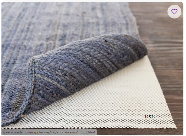Cassey 0.118” Thick Rug Pad