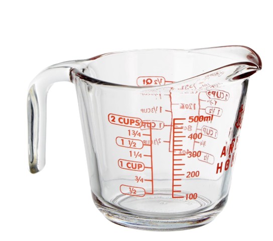 Anchor Hocking Glass Measuring Cup, 2 Cup