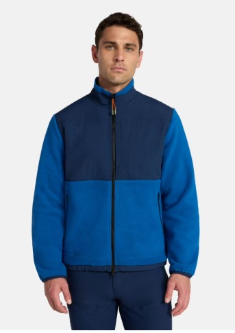 Ozark Trail Men’s and Big Men’s Mix Media Fleece Jacket, Sizes S-3XL