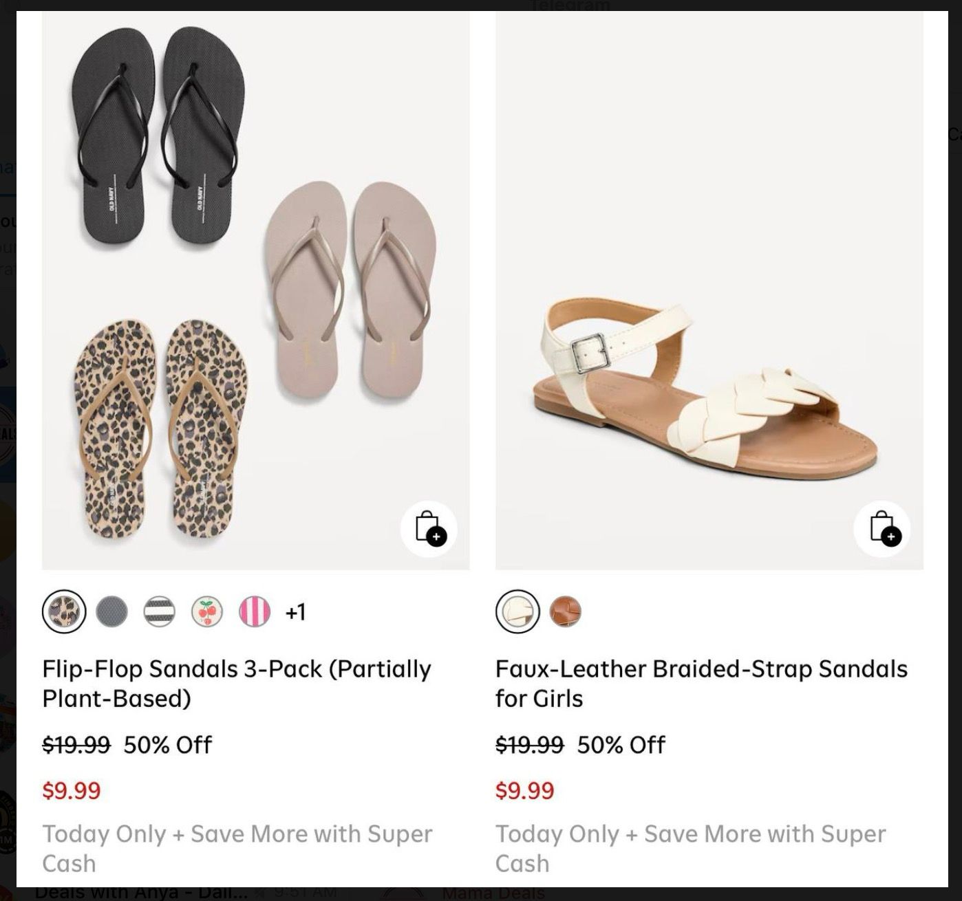 50% off Summer Accessories today at Old Navy + Redeem Super Cash