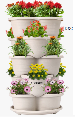 5 Tier Vertical Gardening Stackable Planter