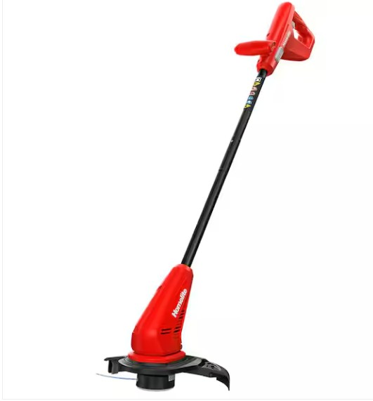 12V Lithium 10 in. Cordless String Trimmer/Edger with Internal 2.5 Ah Battery and Charger