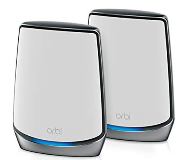 Netgear Orbi Wifi 6 Mesh Network Router with 1 Satellite Up to 5,000 sq ft , 100 devices- AX6000