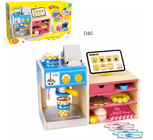 Cafe Cake Bakery Coffee Shop Playset