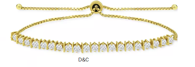 Cubic Zirconia Bolo Bracelet