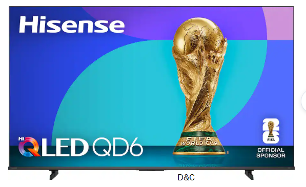 Hisense – 50″ Class QD6 Series Hi-QLED 4K UHD Smart Fire TV (2025)