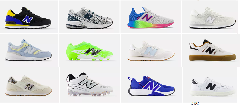 NewBalance Little Kids’ ShoesAlready big discounts + Extra 30% in cart.