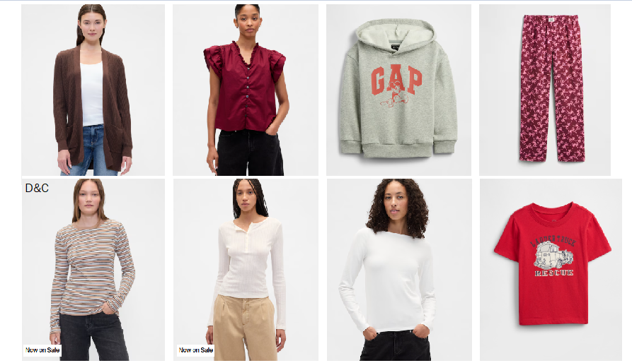 GAP Factory Extra 60% off sale in cart