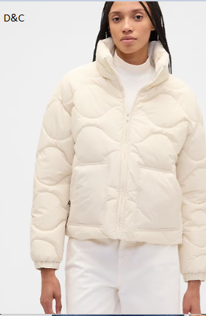 Relaxed Quilted Nylon Jacket